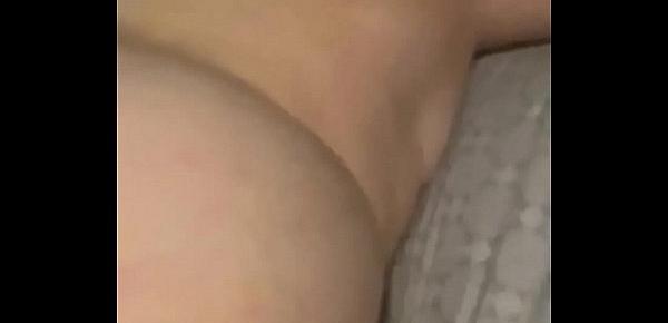  BBW redhead fucked from the back slow motion